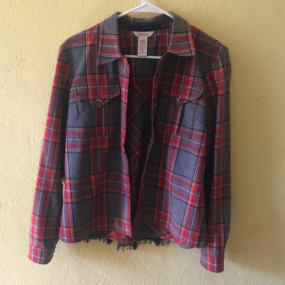 Sundance plaid button up/jacket